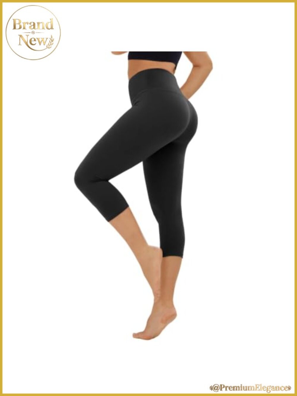 High Waisted Tummy Control Leggings with Pockets, Non See Through Yoga Pants